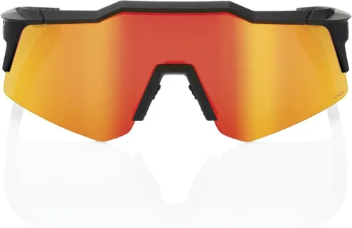 Vista 2 de Gafas de sol 100% Speedcraft XS - Negro Soft Tact; Espejo Multicapa Rojo HiPER