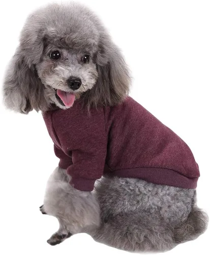Vista 2 de Jecikelon Ropa para Perros Suéter para Perros Ropa Suave para Cachorros Ropa de Invierno Suéteres para Cachorros Atuendo Cálido para Perros Pequeños