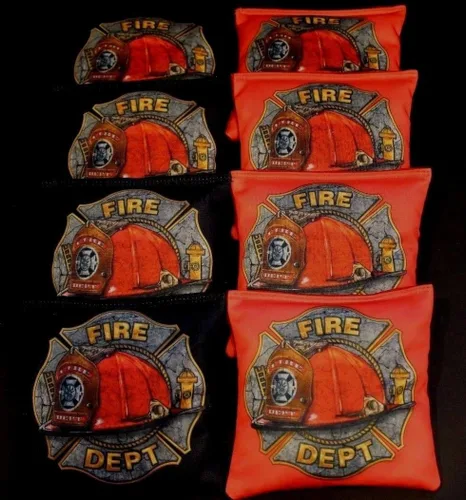 Vista 12 de St Pattys Cornhole Bean Bags 8 Regulation Bags Pot of luck Irish Game Negro/Azul