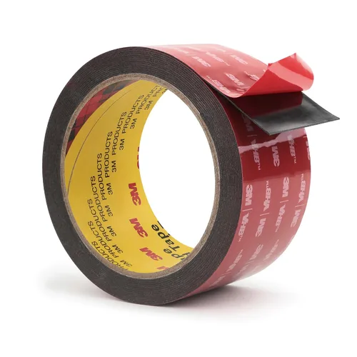 Vista 10 de 3M - Cinta adhesiva de doble cara resistente, 2 x 15.4 pies, 0.04 pulgadas de grosor, transparente 4910