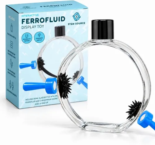 Vista 8 de Kit de ferrofluidos STEM Source, botella sellada y 2 imanes Negro