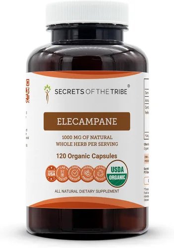 Vista 6 de Secrets of the Tribe Elecampane 60 Cápsulas, 1000 mg, Elecampane (Inula Helenium) Raíz Seca (60 Cápsulas)