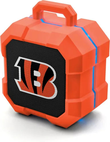 Vista 17 de SOAR NFL Shockbox - Altavoz Bluetooth inalámbrico LED, resistente al agua, IPX4, 5.0 Bluetooth con más de 5 horas de tiempo de reproducción, pequeño