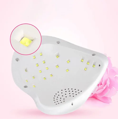 Vista 4 de Lámpara de uñas LED UV de gel, lámpara de uñas, kit de esmalte de uñas de gel para casco con lámpara de uñas de luz UV, secador automático de uñas
