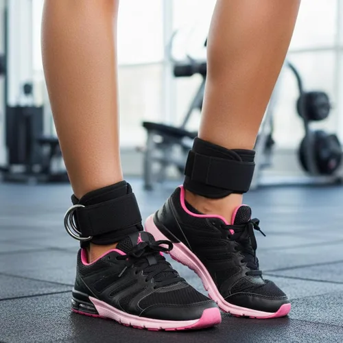 Vista 5 de 2 correas de levantamiento de pesas con anillo D, muñequeras ajustables para gimnasio, soporte de muñeca acolchado, accesorios para máquina