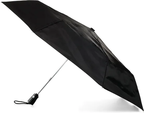 Vista 2 de Totes Tecnología NeverWet, cierre automático de apertura automática, paraguas de arco negro de 43 pulgadas, mediano, Negro -, Compacto