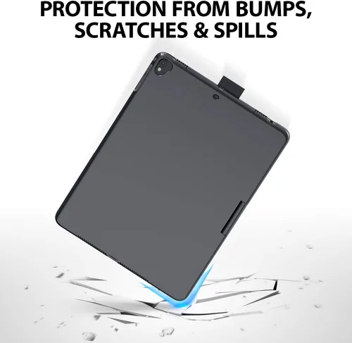 Vista 7 de Funda con teclado para iPad de 9ª generación (10.2 pulgadas, 2021) 360° 7 modos Retroiluminación 12 colores Delgada, ligera y protectora