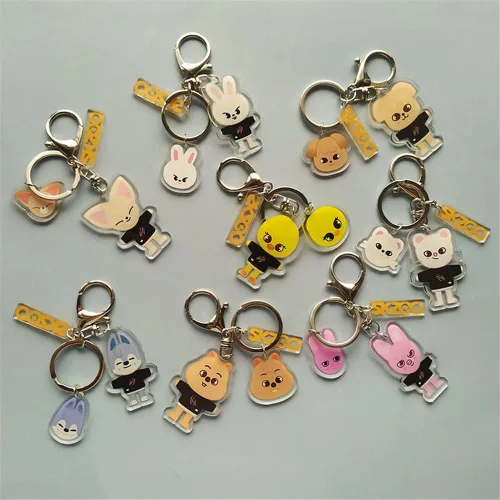 Vista 3 de KPOP Merchandise Stray Kids SKZOO - Llavero Stary para niños, L