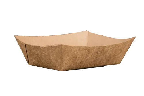 Vista 12 de Southern Champion Tray 0513 #100 Bandeja para alimentos de cartón ECO Kraft, capacidad de 1 lb (Caja de 1000)