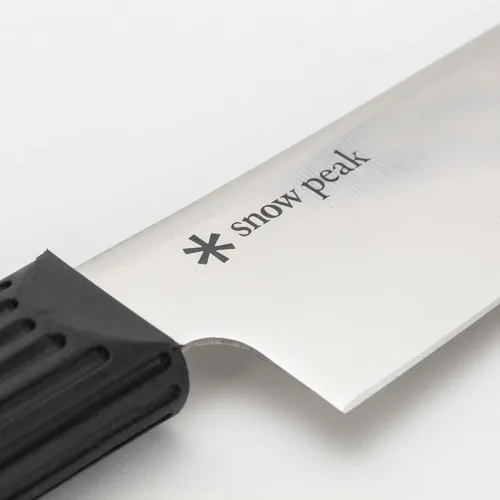Vista 3 de Snow Peak Field Kitchen Santoku - Cuchillo negro