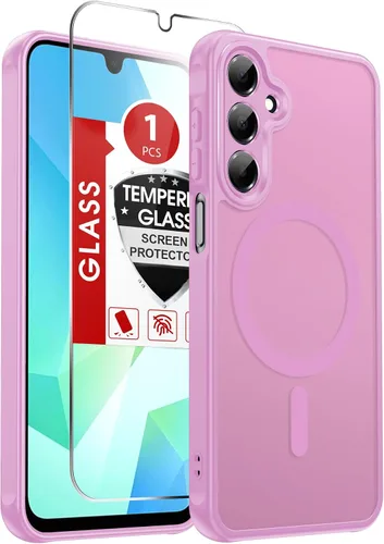Vista 368 de LeYi Funda para teléfono Samsung-S23: protector de pantalla e imán MagSafe Púrpura