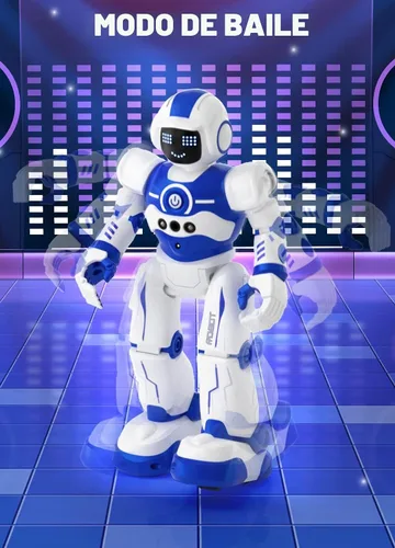 Vista 5 de Juguetes robot para niños, control remoto programable, inteligente, para caminar, bailar, robot con gesto y detección para niños de 4, 5, 6, 7, 8