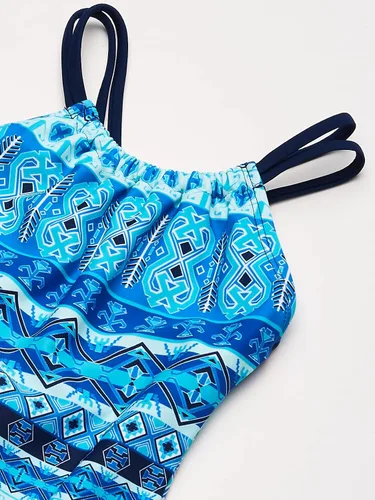 Vista 3 de Traje de baño Jasmine de una pieza para niñas con cuello Halter para ir a la playa o hacer