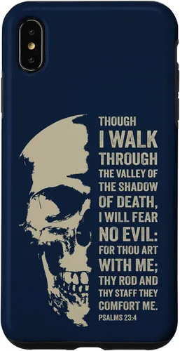 Vista 11 de Psalms 23:4 Though I Walk Through The Valley - Funda bíblica cristiana para iPhone 16