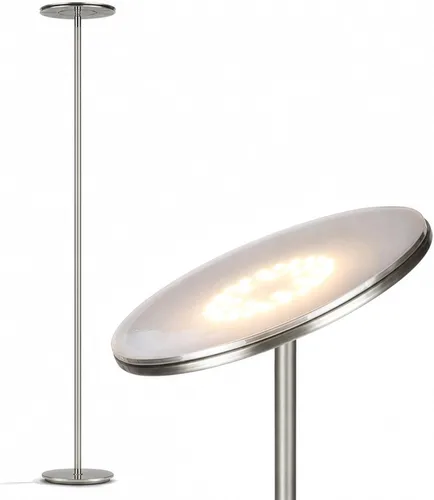 Vista 11 de Brightech - Sky 30 Flux Edition - Lámpara de pie LED Torchiere - LED superbrillante de 30 vatios - Ajuste de la temperatura de color a 3 niveles