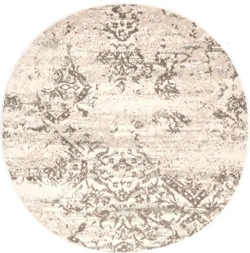 Vista 8 de nuLOOM Freja Faded - Alfombra floral redonda, 5 pies, color beige