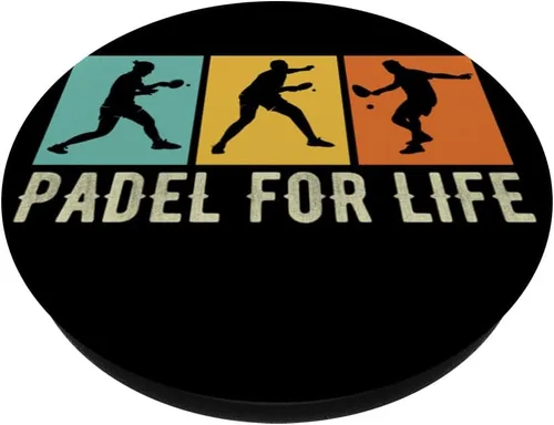 Vista 2 de Padel Paddle Paddleball Racquet Ball Tennis PopSockets Adhesive PopGrip