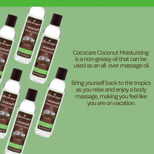 Vista 6 de Cococare Aceite hidratante de coco 8.5 onzas (8.8 fl oz) (paquete de 3)
