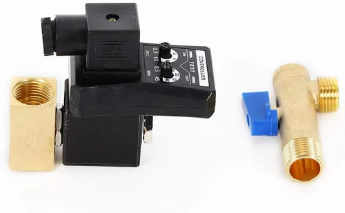 Vista 7 de Válvula de drenaje TBVECHI Compresor de aire automático electrónico cronometrado Válvula de drenaje de 2 vías AC110V 50Hz para compresor de aire