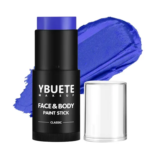 Vista 17 de YBUETE Palo de pintura a base de agua blanca para Halloween SFX Maquillaje Blanco