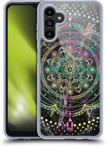 Vista 9 de Head Case Designs Colourful Marbles and Mandala Gel Case [Military Grade Protection] Compatible with Samsung Galaxy A13 5G (2021)