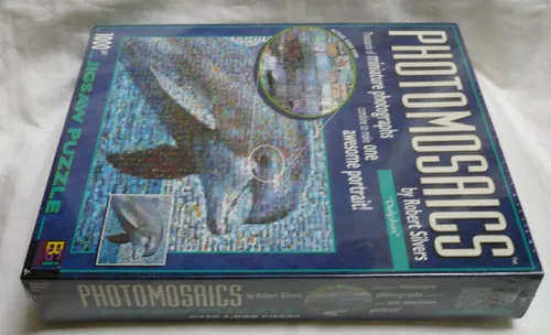 Vista 8 de Rompecabezas de delfines fotomosaicos 1000pc