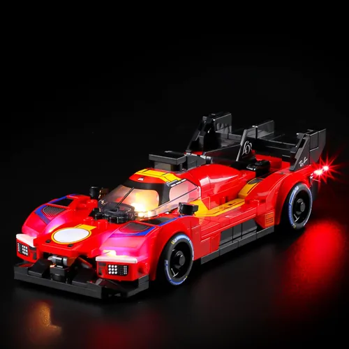 Vista 17 de LIGHTAILING Luz LED compatible con Lego-77262 Ken Block '65 Ford Mustang Hoonicorn V1 - Fácil instalación, cableado oculto, decoración del hogar