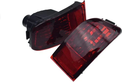 Vista 7 de Kison 2 piezas parachoques trasero reflector faro antiniebla izquierda derecha para Toyota Land Cruiser Prado 120 Series Grj120 Trj120 Fj120