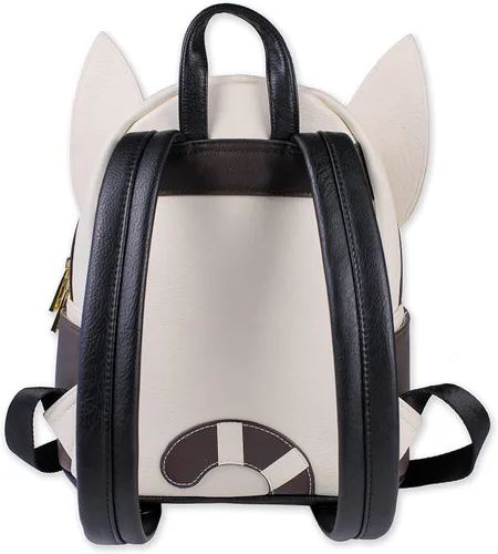 Vista 2 de Avatar The Last Airbender Momo - Mochila de piel sintética, Blanqueado, Mochila