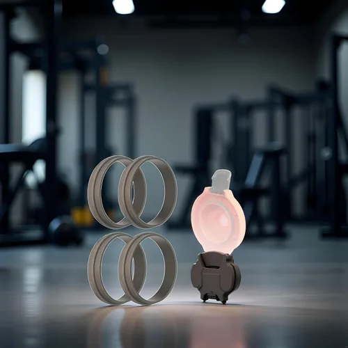 Vista 3 de Junta de repuesto para botella de agua Gatorade de silicona para botella de agua, anillo de sello de tapa de silicona, pieza de accesorios