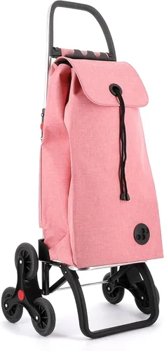 Vista 13 de ROLSER Carrito de compras plegable con ruedas Carrito personal plegable para comestibles Duradero y portátil Coral