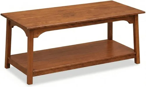Vista 5 de Peaceful Classics Mesa auxiliar amish de madera rústica, muebles amish, estantes de 2 niveles, mesas de centro de granja hechas de madera real