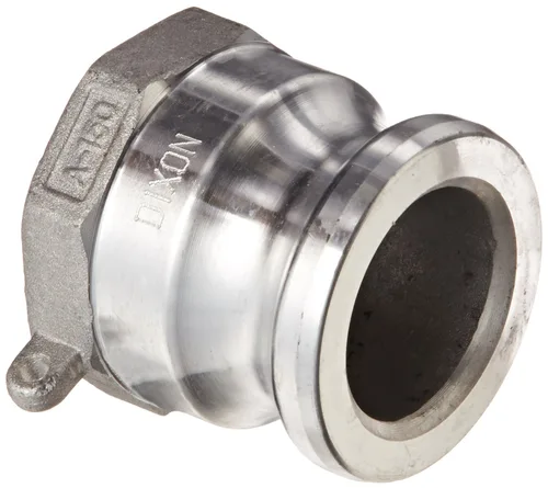 Vista 4 de Dixon G100-A-AL Aluminio A380 Global Tipo A Leva y Ranura Manguera de Ranura, Enchufe de 1" x 1" NPT Hembra