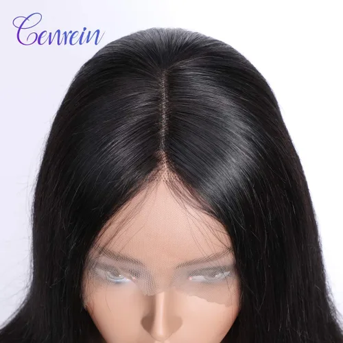 Vista 6 de Pelucas cortas y rectas con encaje frontal de 10 pulgadas, pelucas de cabello humano peruano con encaje frontal para mujer, línea capilar natural