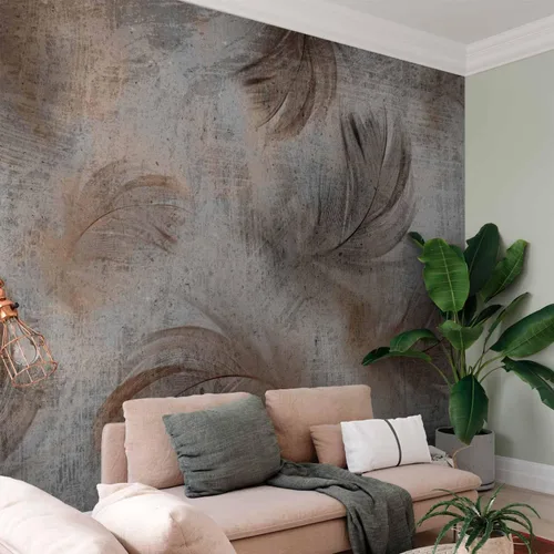 Vista 2 de artgeist Mural de pared de plumas de 98 x 69 pulgadas, tamaño XXL, no tejido, de forro polar, para decoración de pared, impresión fotográfica, #10