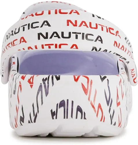 Vista 3 de Nautica Zuecos para mujer - Sandalias deportivas - Zapatos de agua sin cordones con correa trasera ajustable - Zapatos deportivos de playa - River