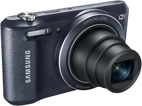Vista 2 de Samsung WB35F 16.2MP Smart WiFi & NFC Cámara digital con zoom óptico 12x y 2.7" LCD (negro)