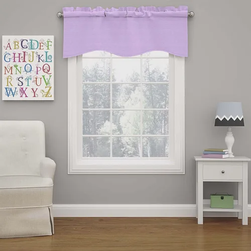 Vista 17 de Eclipse Kendall - Cortina de ventana con cenefa festoneada moderna con bolsillo para barra para cocina o baño, 42 x 18 pulgadas, alcachofa
