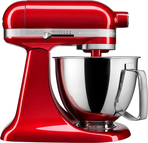 Vista 12 de KitchenAid Artisan Mini Batidora de Pie con Cabezal Inclinable de 3.5 Cuartos - KSM3316X - Negro Mate