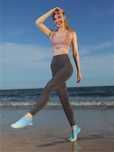 Vista 5 de Vsufim Quick-Dry Water Sports Barefoot Shoes Aqua Socks for Swim Beach Pool Surf Yoga for Women Men
