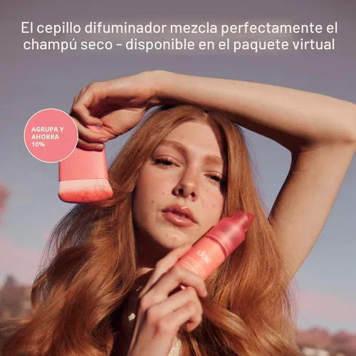 Vista 8 de DAE Champú en polvo seco Fairy Duster - Ingredientes naturales sin aerosol, absorbe aceite y refresca las raíces