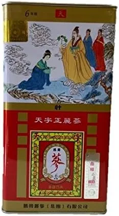 Vista 5 de Raíces secas de ginseng rojo coreano Shing Hon 6 años de grado celestial (2.65 oz)