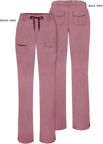 Vista 5 de Adar Pro Scrubs para mujer, pantalones de yoga ajustados para piernas