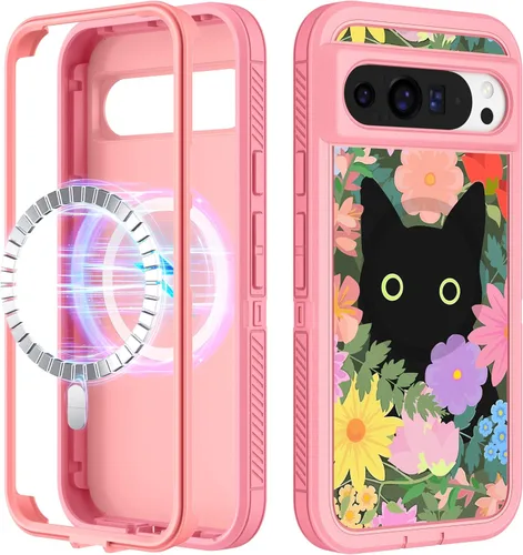 Vista 38 de Funda para Moto G 5G 2024 – Compatible con MagSafe para mujeres y niñas, bonita funda protectora magnética para teléfono, diseño femenino Kawaii