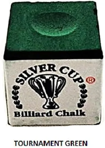 Vista 2 de Silver Cup Juego de 6 tacos de billar verde para billar