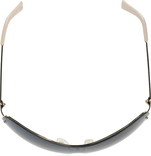 Vista 4 de Southpole 444sp Women's Metal Uv Protective Rectangular Shield Sunglasses. Cool Gifts for Her, 139 Mm