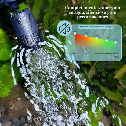Vista 7 de AQQA Fabricante de la onda del acuario,ventosa tanque de peces sola bomba