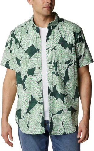 Vista 7 de Columbia - Camisa de manga corta para hombre Rapid Rivers con estampado, con cómodo elástico Colegial Navy Outback