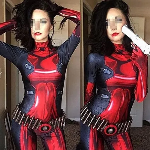 Vista 3 de Disfraz de cosplay unisex Zentai para adultos y mujeres