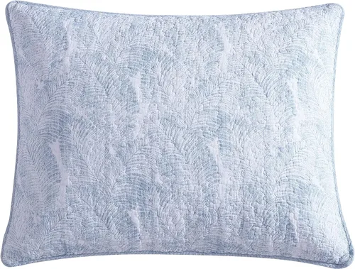 Vista 6 de Tommy Bahama - Juego de edredón tamaño Queen, decoración reversible de algodón para dormitorio con fundas a juego, ropa de cama costera con reverso